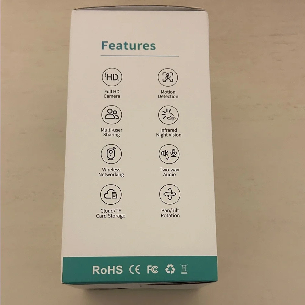 Clarks Wireless Pan-Tilt IP Camera - White